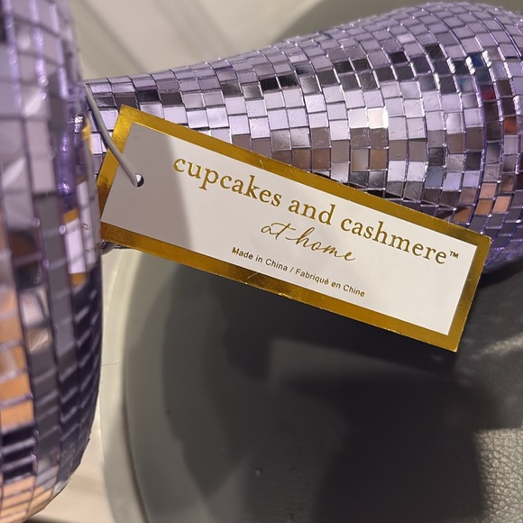 New Cupcakes and Cashmere Lavender/Purple Disco Mushroom Decor - 9" Tall - Picture 9 of 9